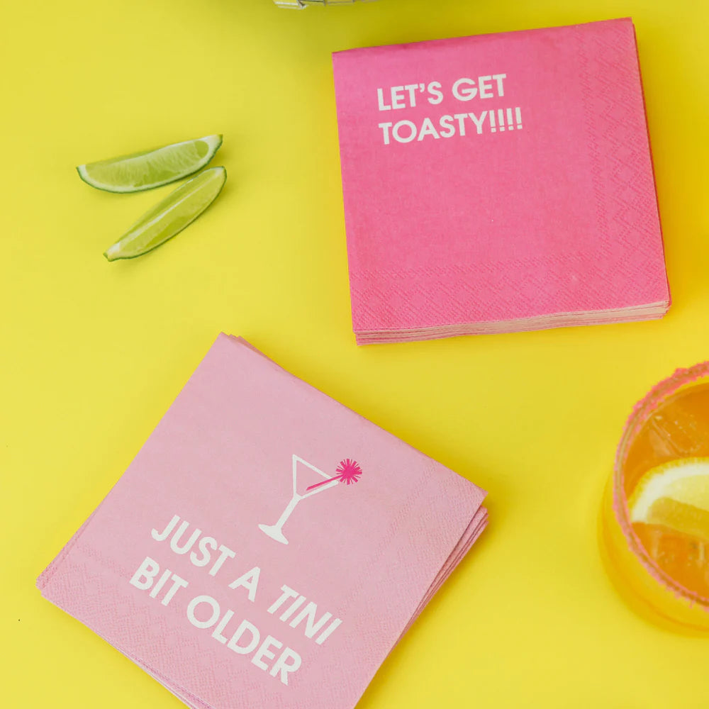 Just a Tini Bit Older Cocktail Napkin