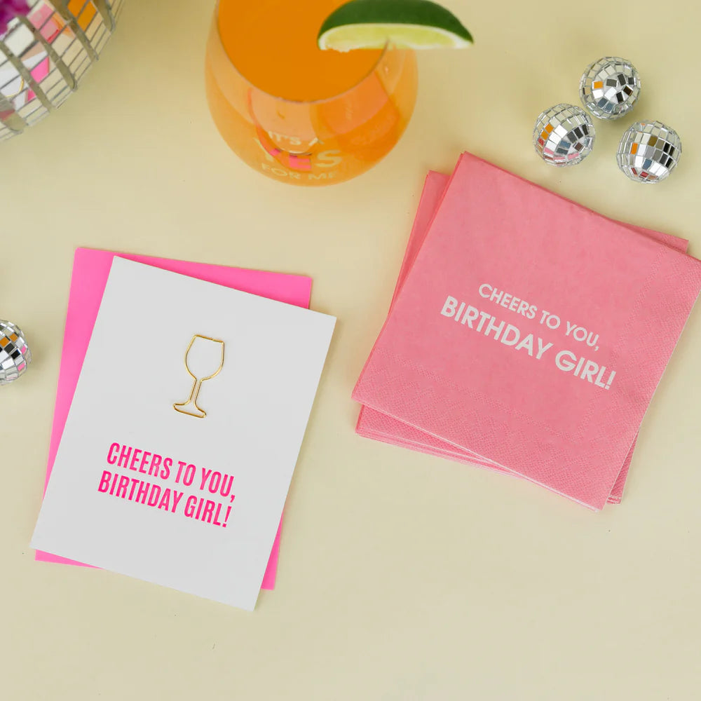 Birthday Girl Cocktail Napkins