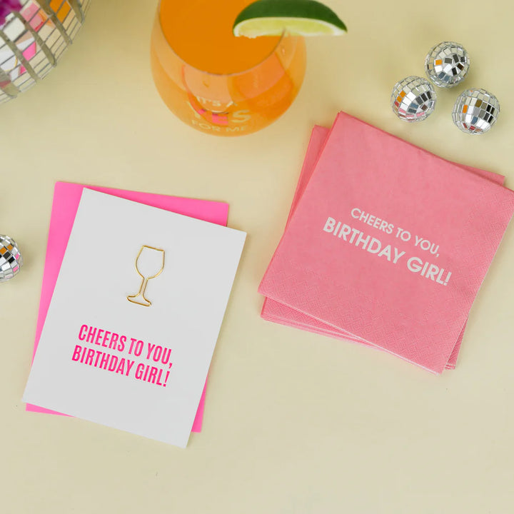 Birthday Girl Cocktail Napkins