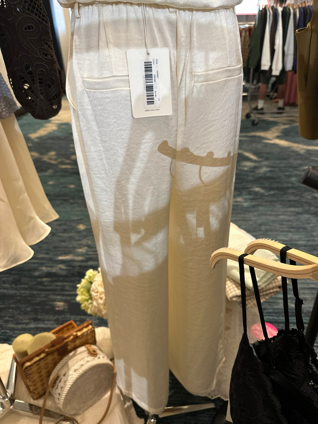 Moonlit Satin Wide Leg Pant