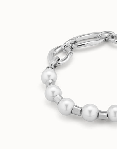 Pearl & Match Bracelet, Silver