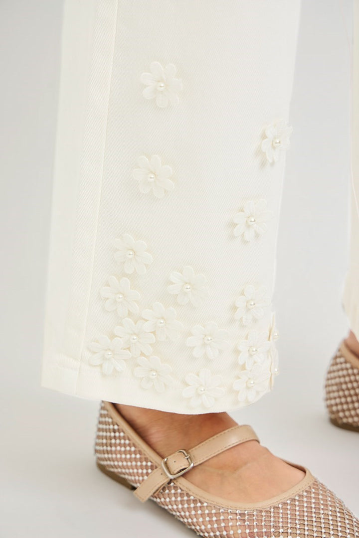 Petal Pearl Crop Jeans