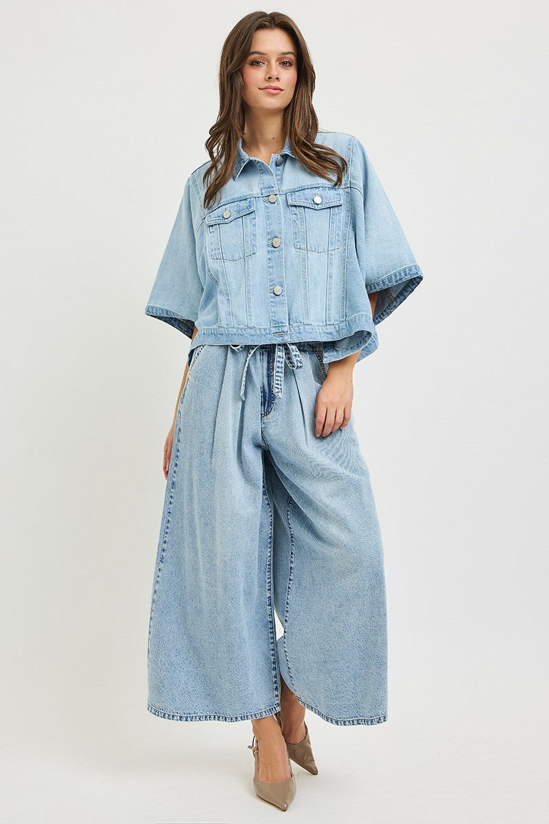 Blue Skies Denim Cape