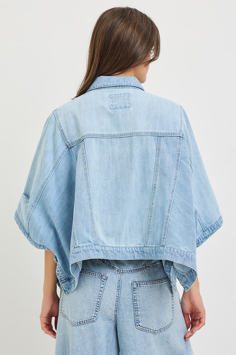 Blue Skies Denim Cape