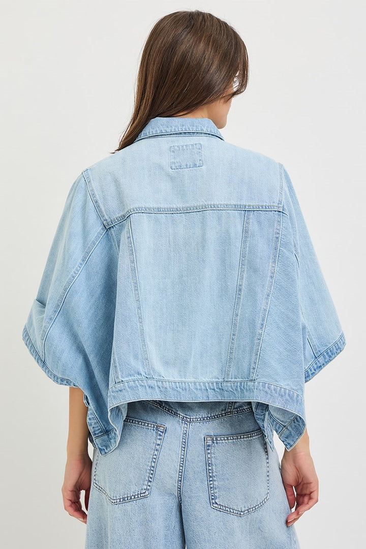 Blue Skies Denim Cape