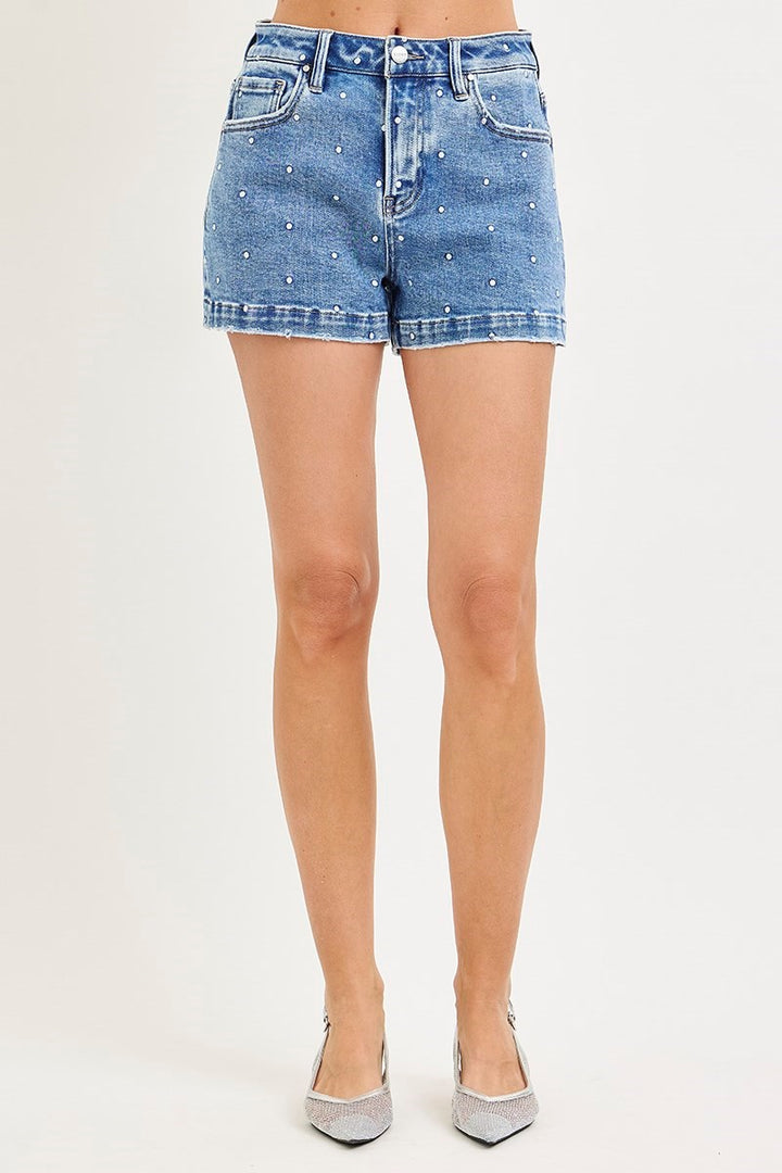 Dotty Denim Shorts