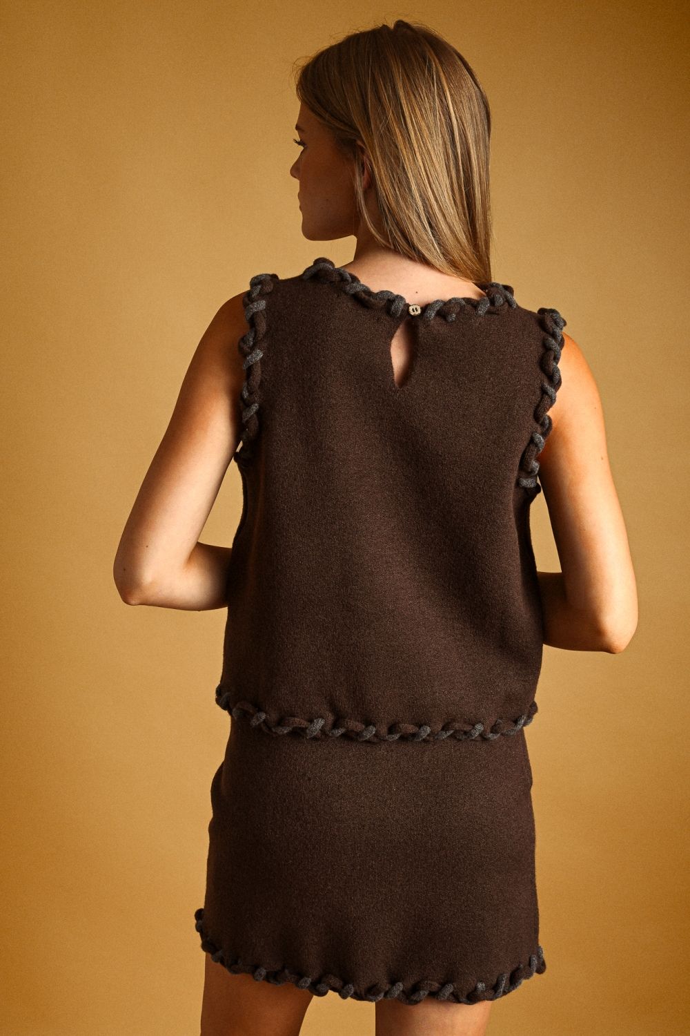 Lyra Braided Mini Skirt