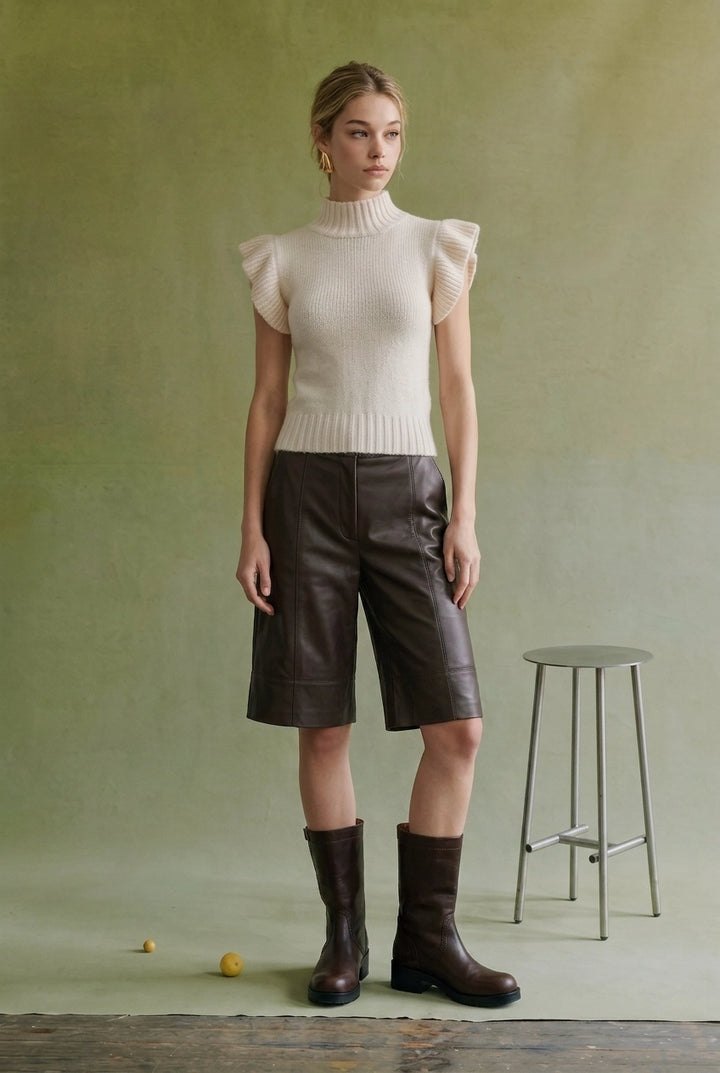 Winnie Flutter Sleeve Sweater