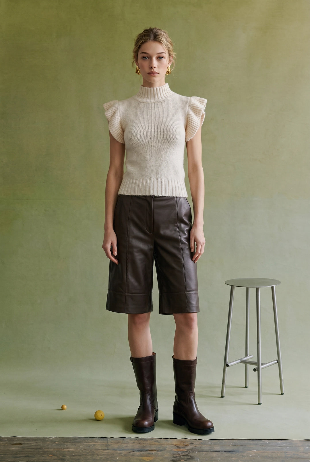 Winnie Flutter Sleeve Sweater