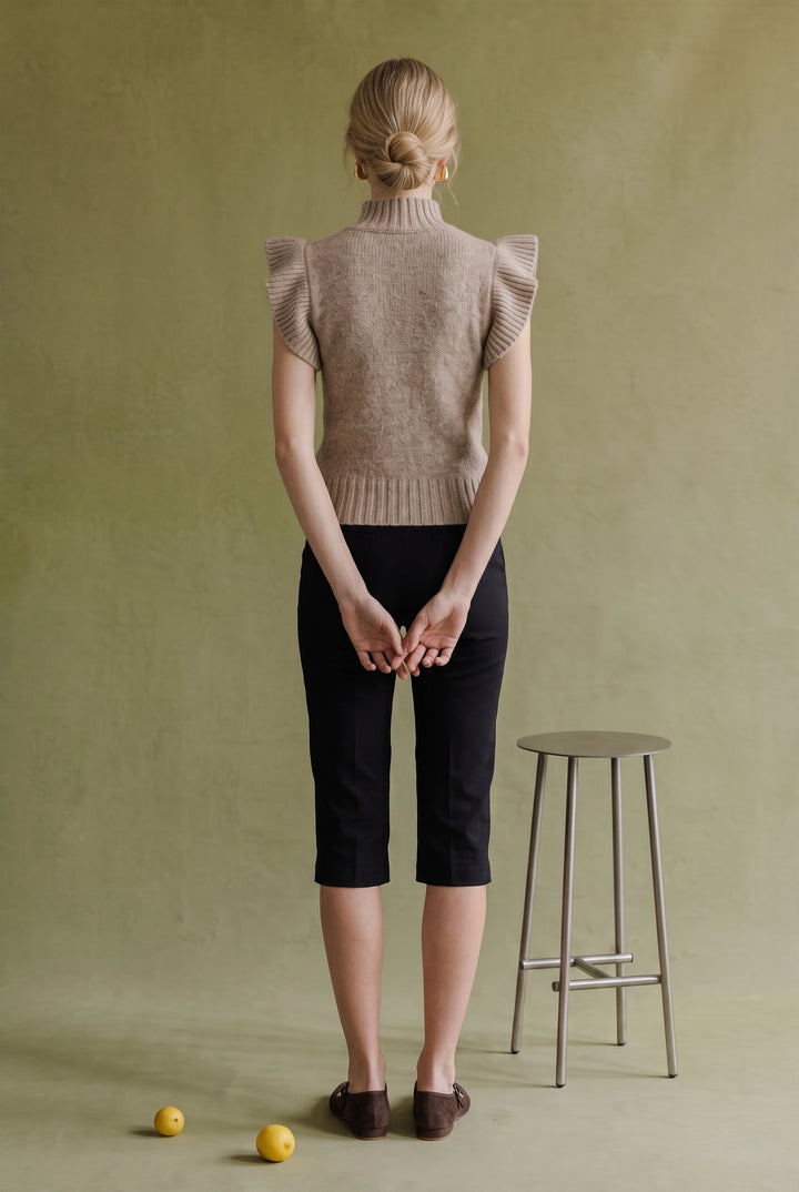 Winnie Flutter Sleeve Sweater
