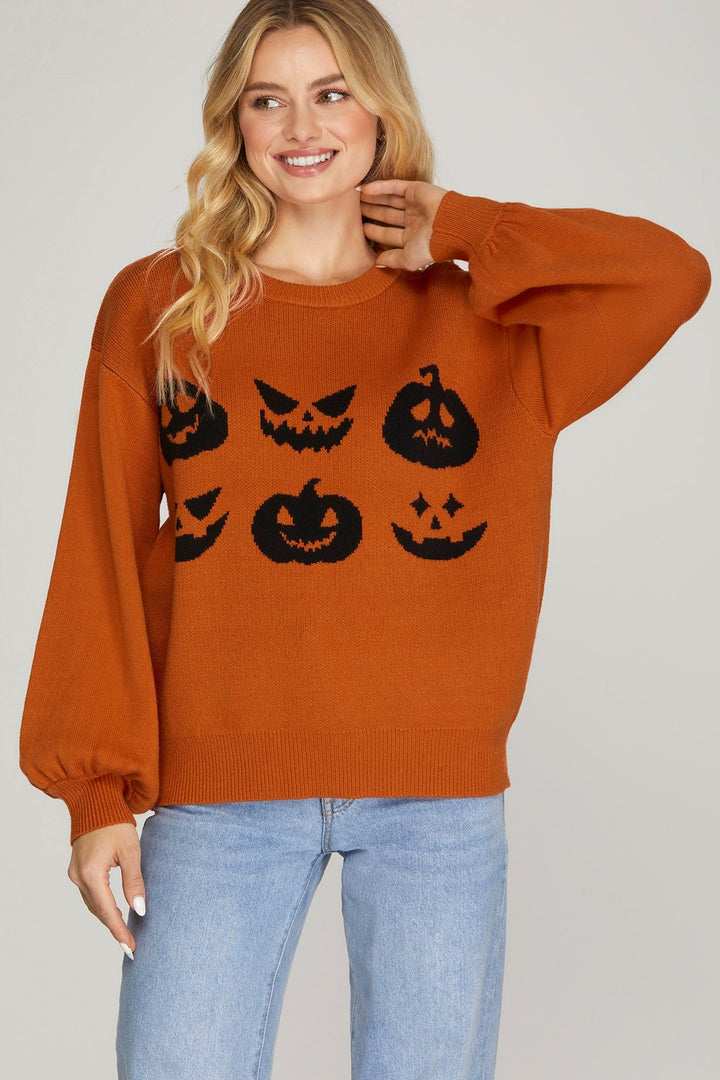 Jack o Lantern Sweater