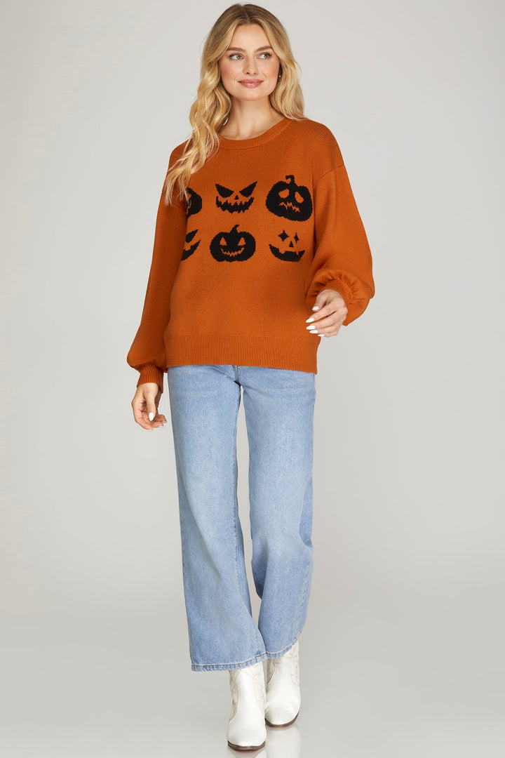 Jack o Lantern Sweater