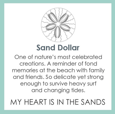 Sand Dollar Pendant, Mini, 15mm