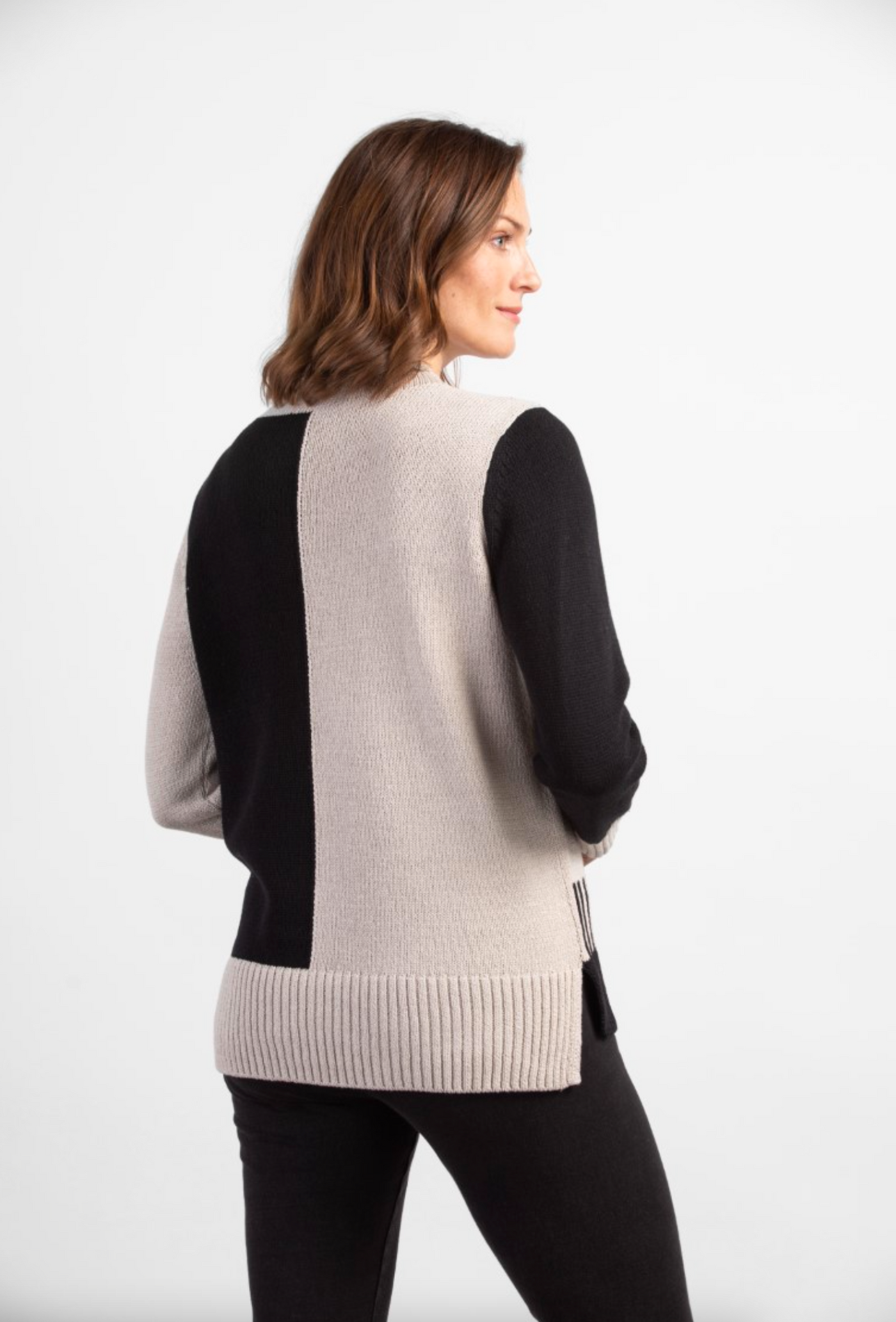 Yin Yang Pullover Sweater, Putty