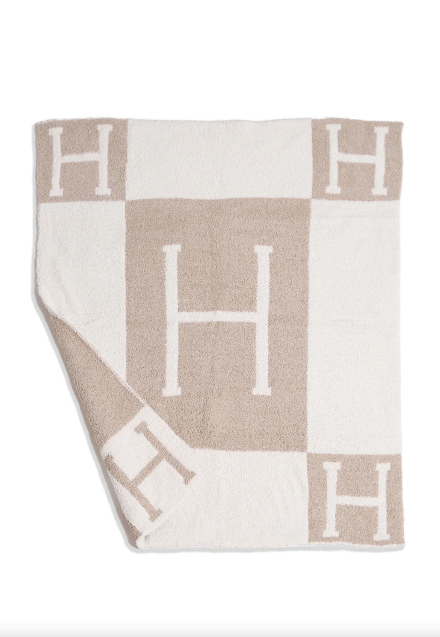 Luxe 'H' Baby Throw Blanket