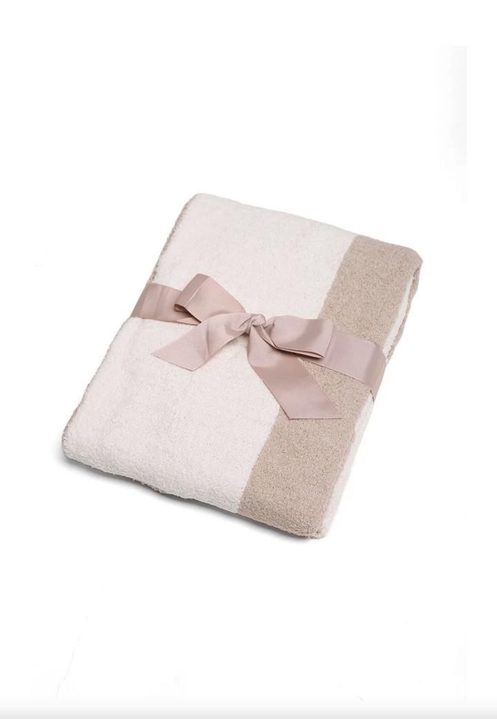 Luxe 'H' Baby Throw Blanket