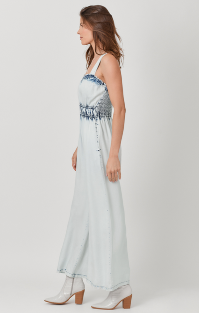 Willa Washed Tencel Jumpsuit, Ice Blue