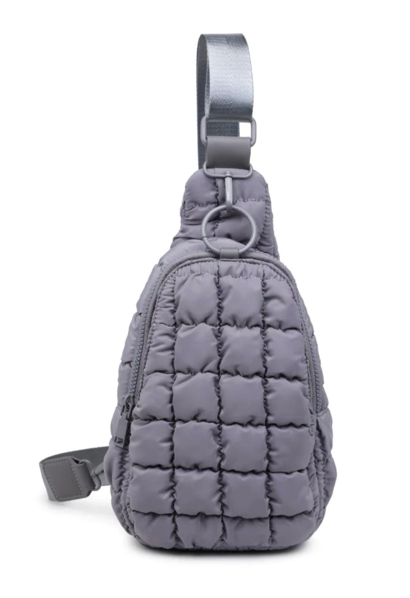 Puffy Perfection Sling Bag, Grey