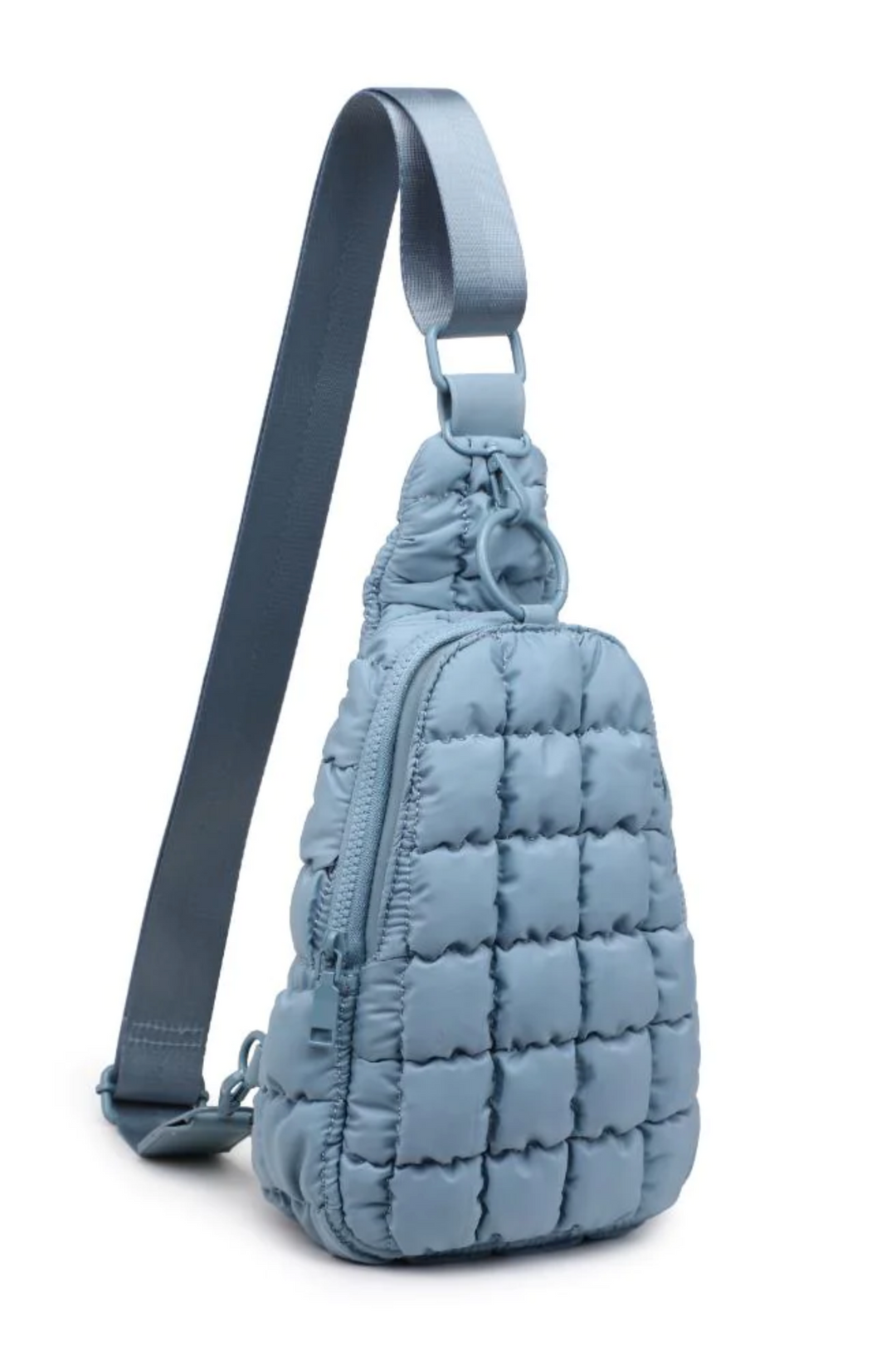 Puffy Perfection Sling Bag, Sky