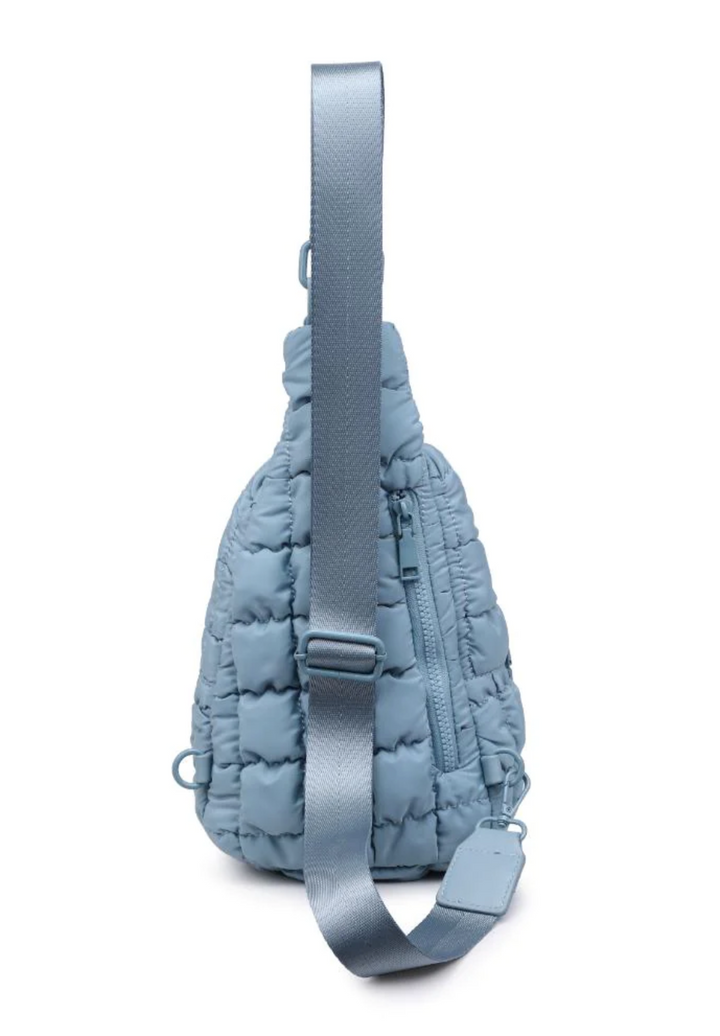 Puffy Perfection Sling Bag, Sky