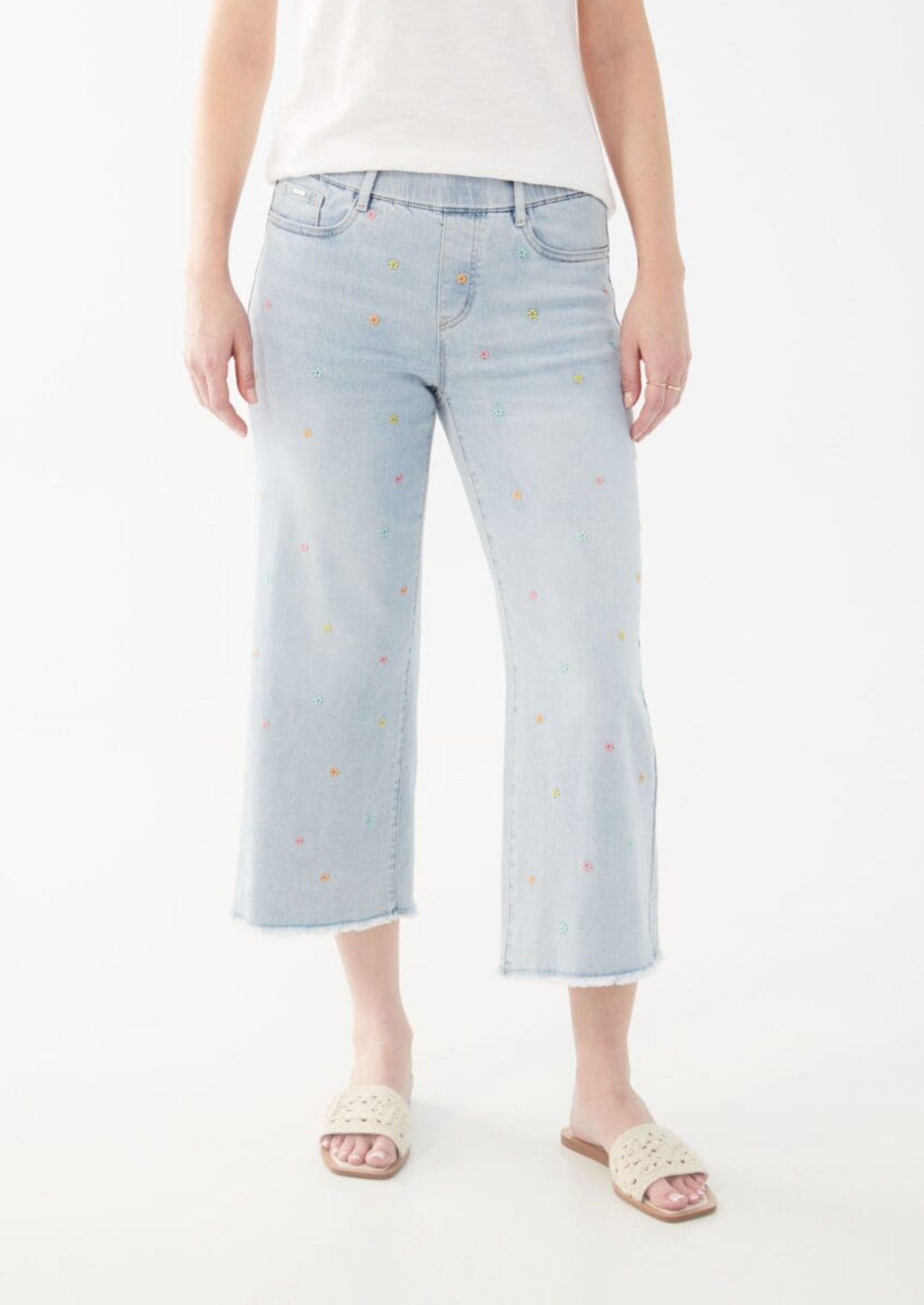 Flower Power Embroidered Jean