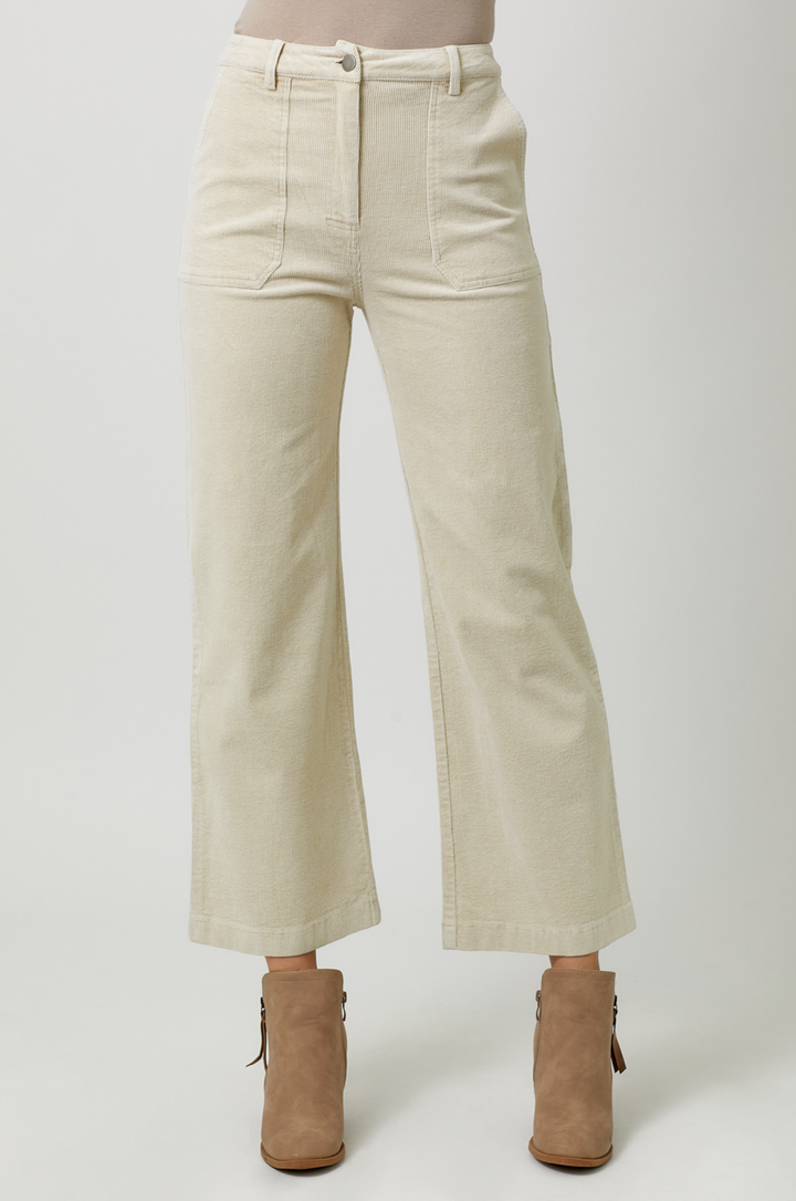 Almond Latte Corduroy Pant