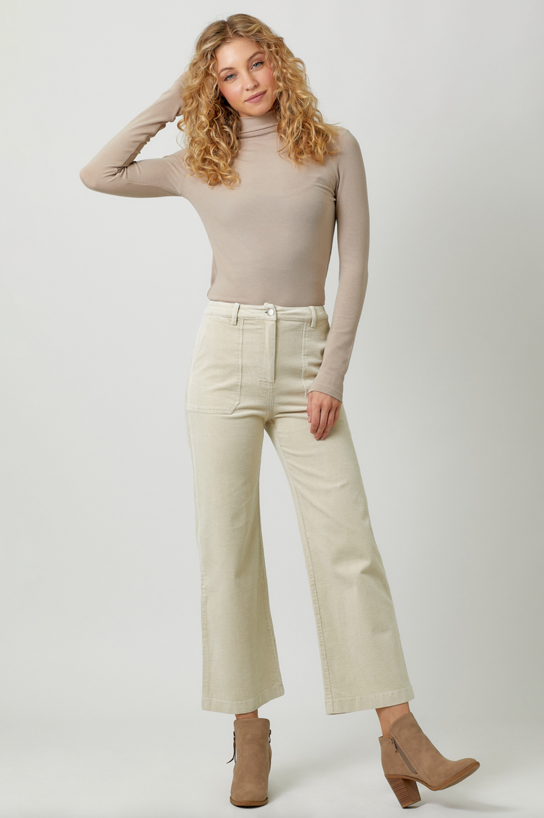 Almond Latte Corduroy Pant