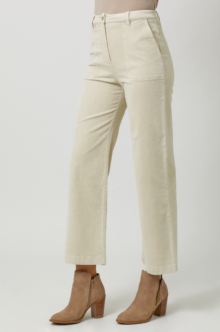 Almond Latte Corduroy Pant