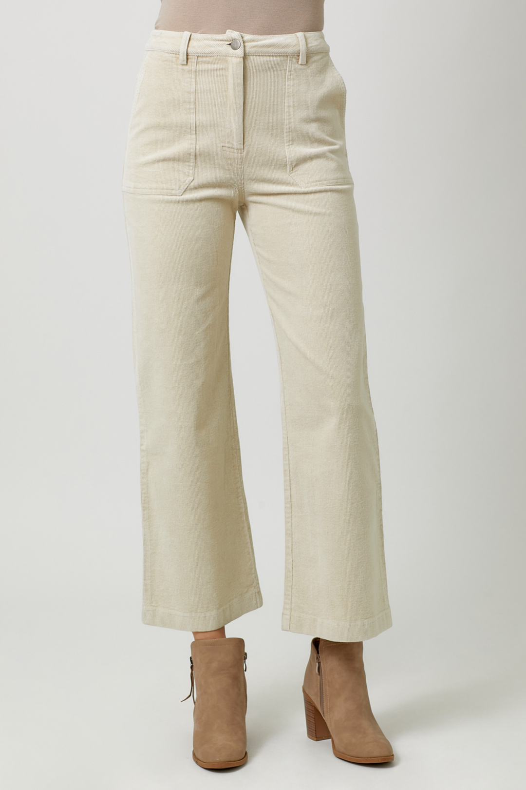 Almond Latte Corduroy Pant