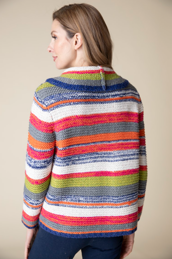 Rustic Retreat Stripe Pullover