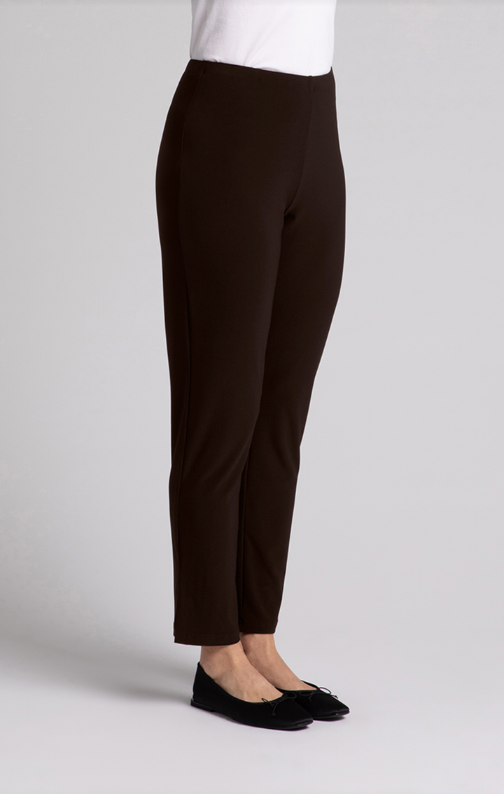 Narrow Pant Midi, Chocolate