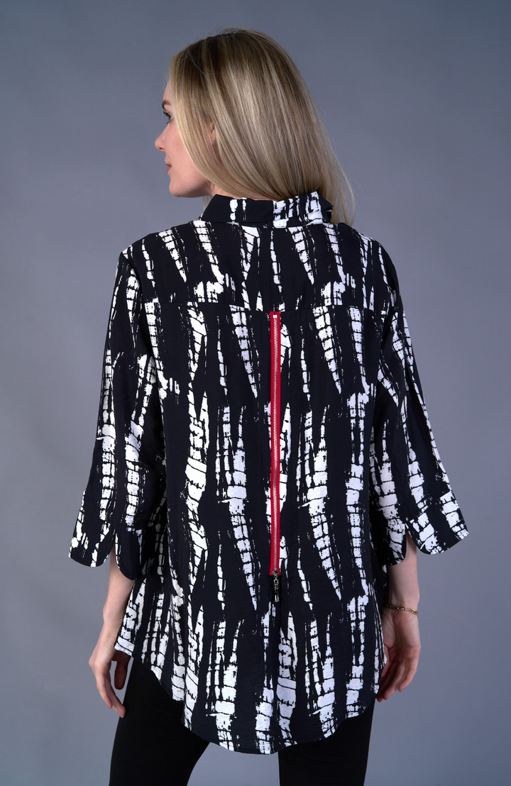 Zig Zag Zip Tunic