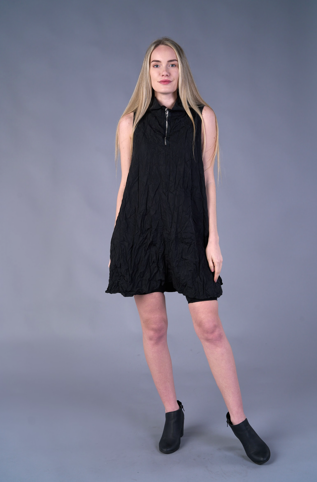 Mary Jo Mock Neck Dress