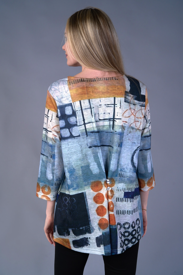 Melody Button Back Tunic