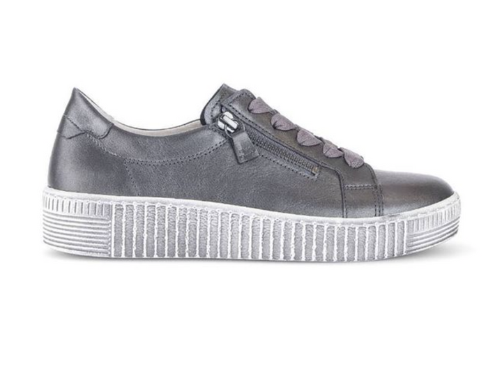 Smoky Quartz Zip Sneaker