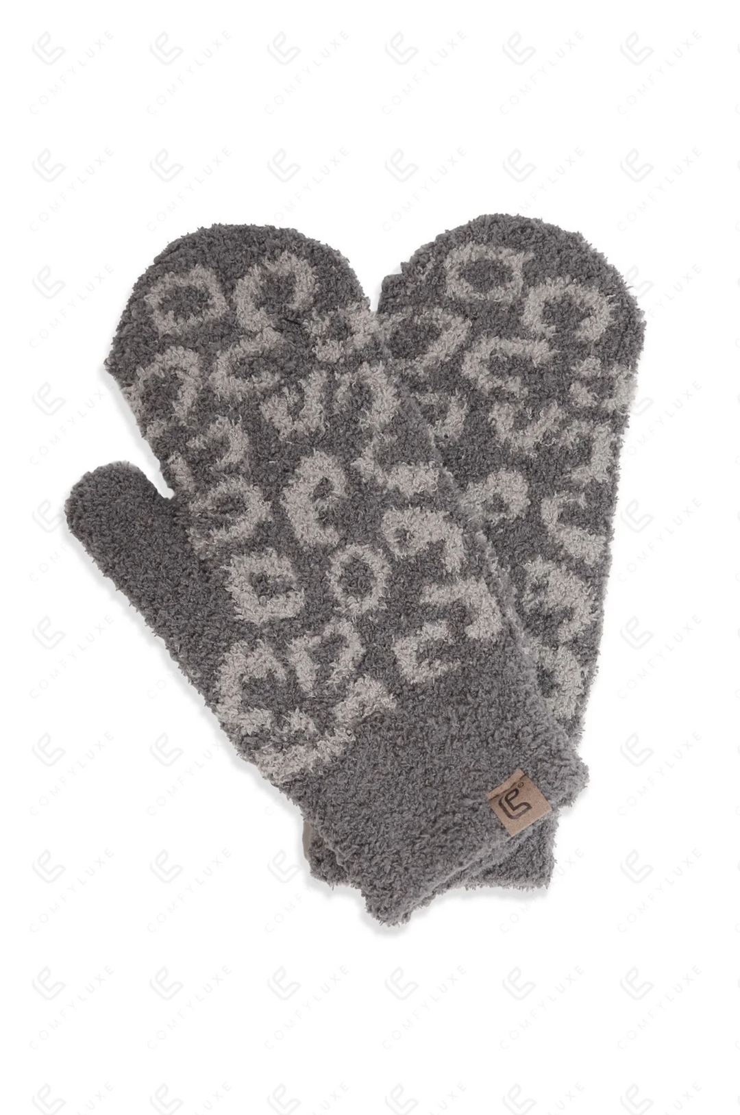 Cozy Leopard Mittens