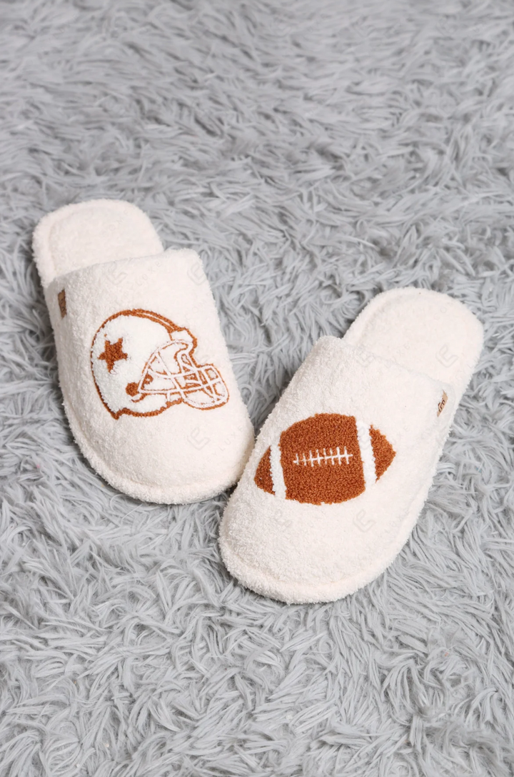 Football & Helmet Slippers