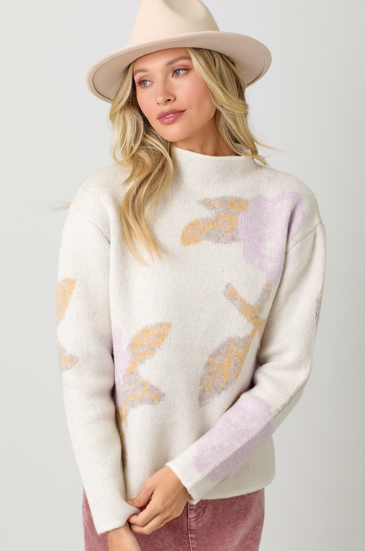 Falling for Floral Sweater