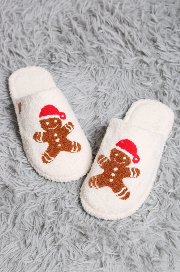 Gingerbread Man Slippers