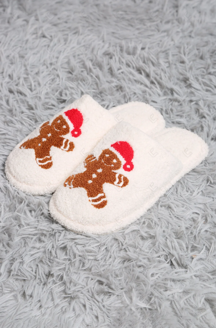 Gingerbread Man Slippers