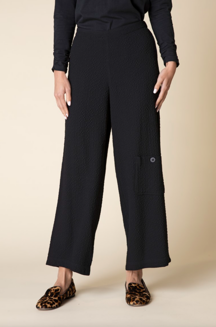 Breezy Crinkle Crepe Ankle Pant