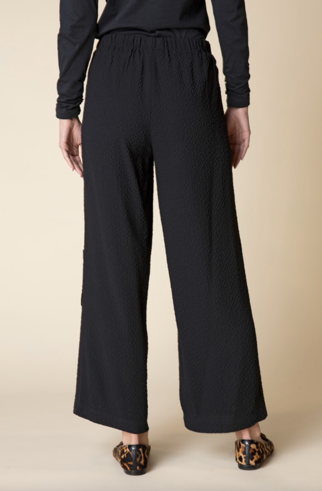 Breezy Crinkle Crepe Ankle Pant