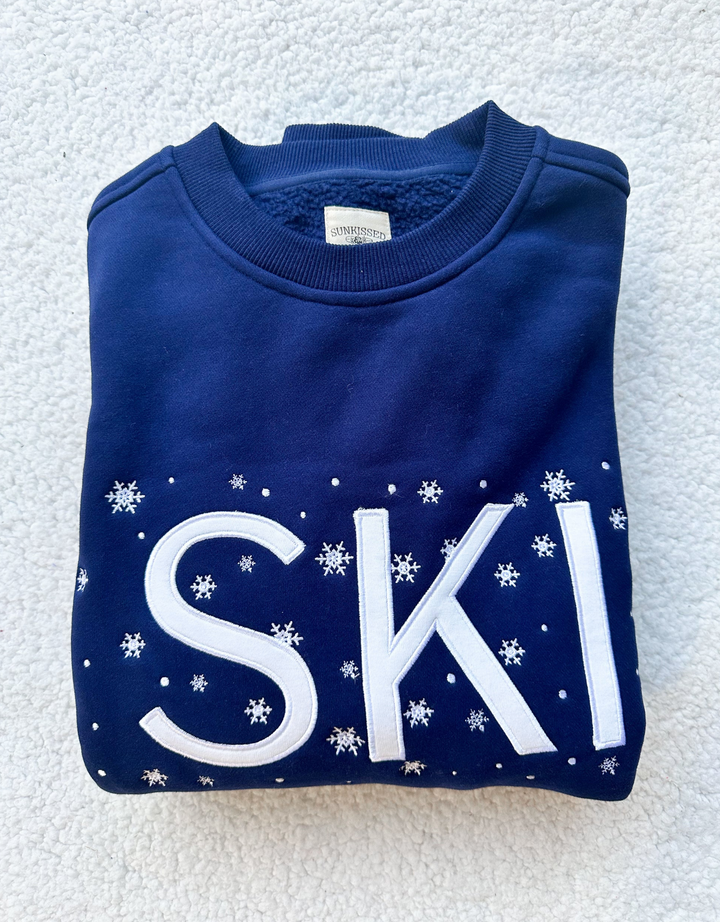 Snowy Ski Day Sweatshirt