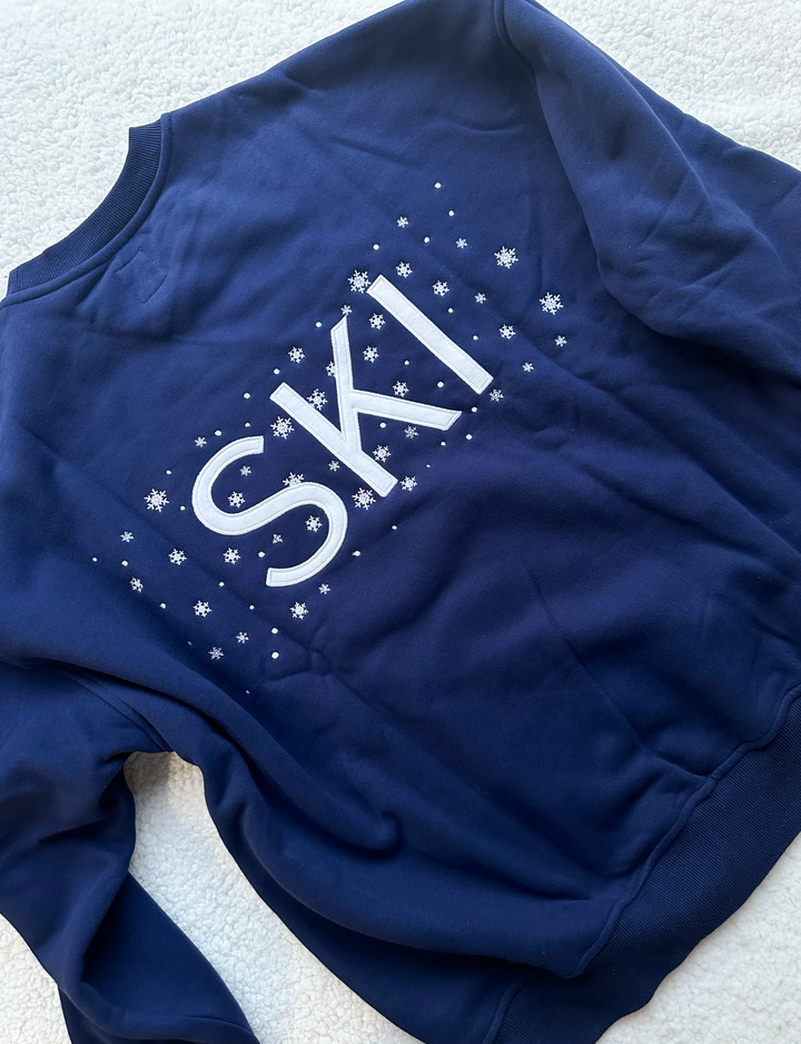 Snowy Ski Day Sweatshirt