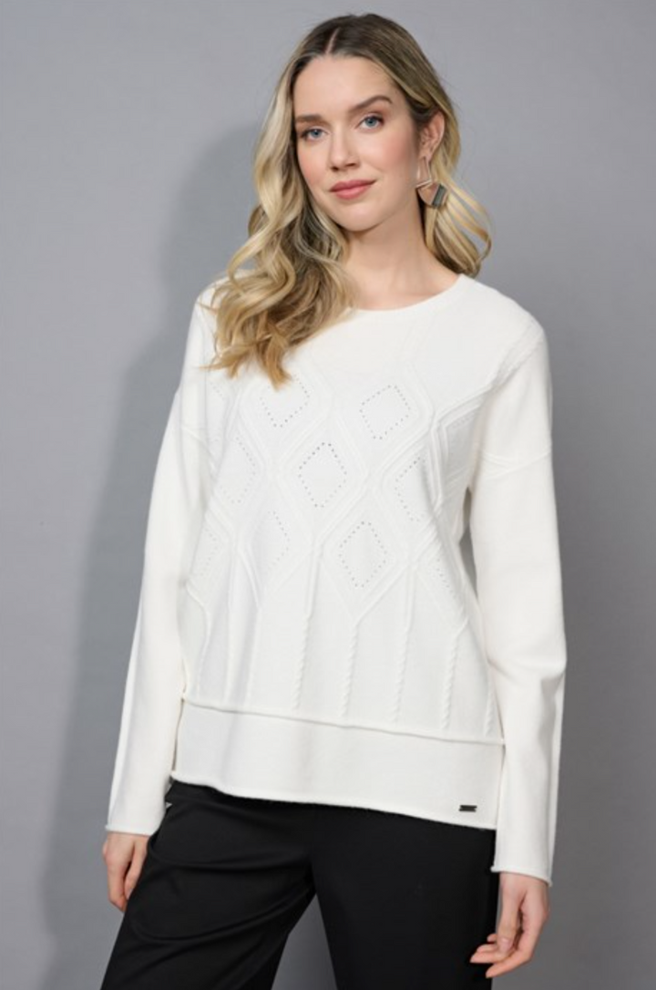 Diamond Drift Knit Top