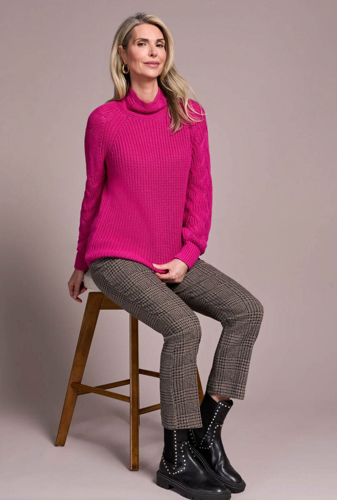 Magenta Muse Sweater, Final Sale