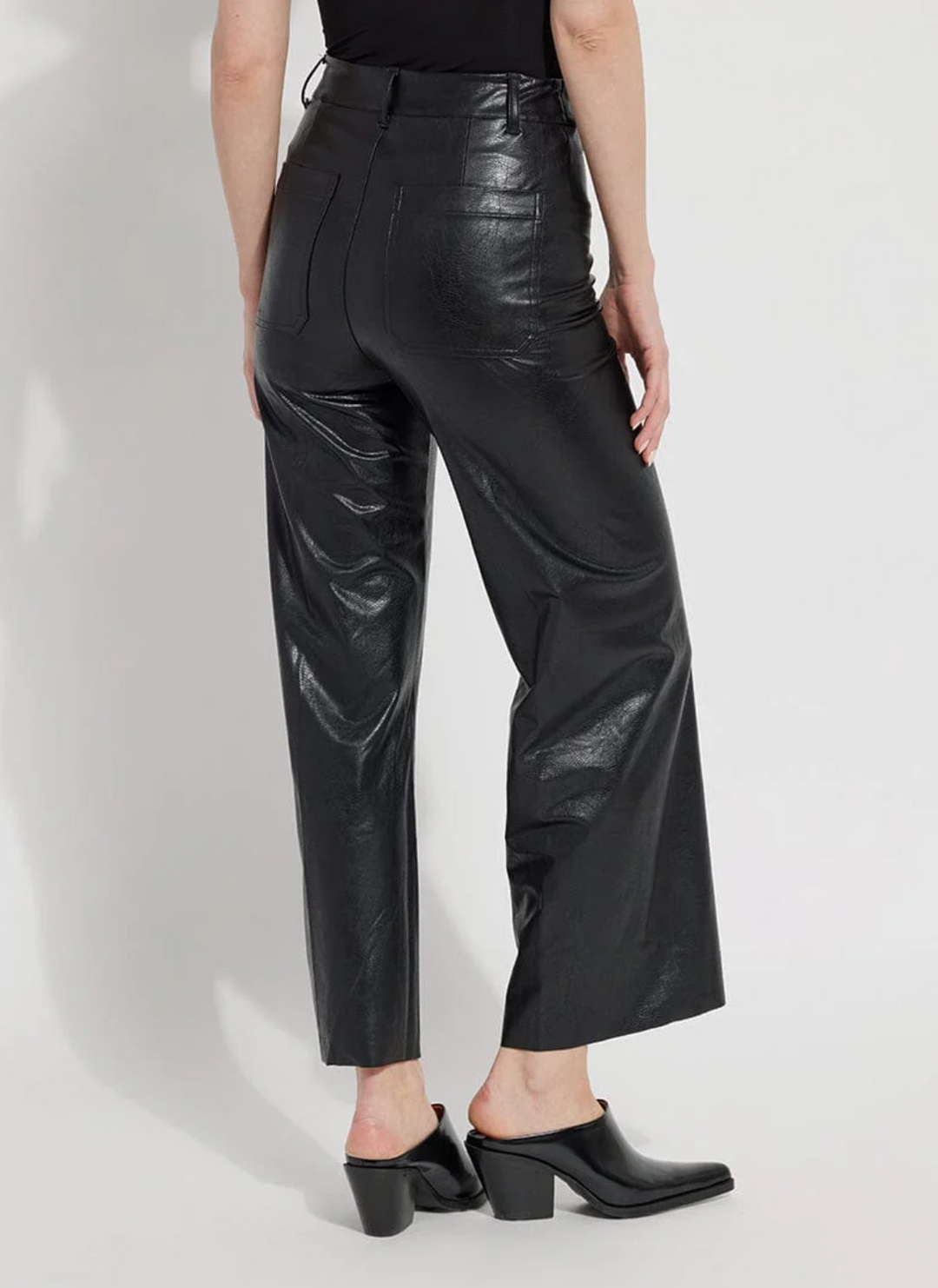 Midnight Kohl Faux Leather Pant
