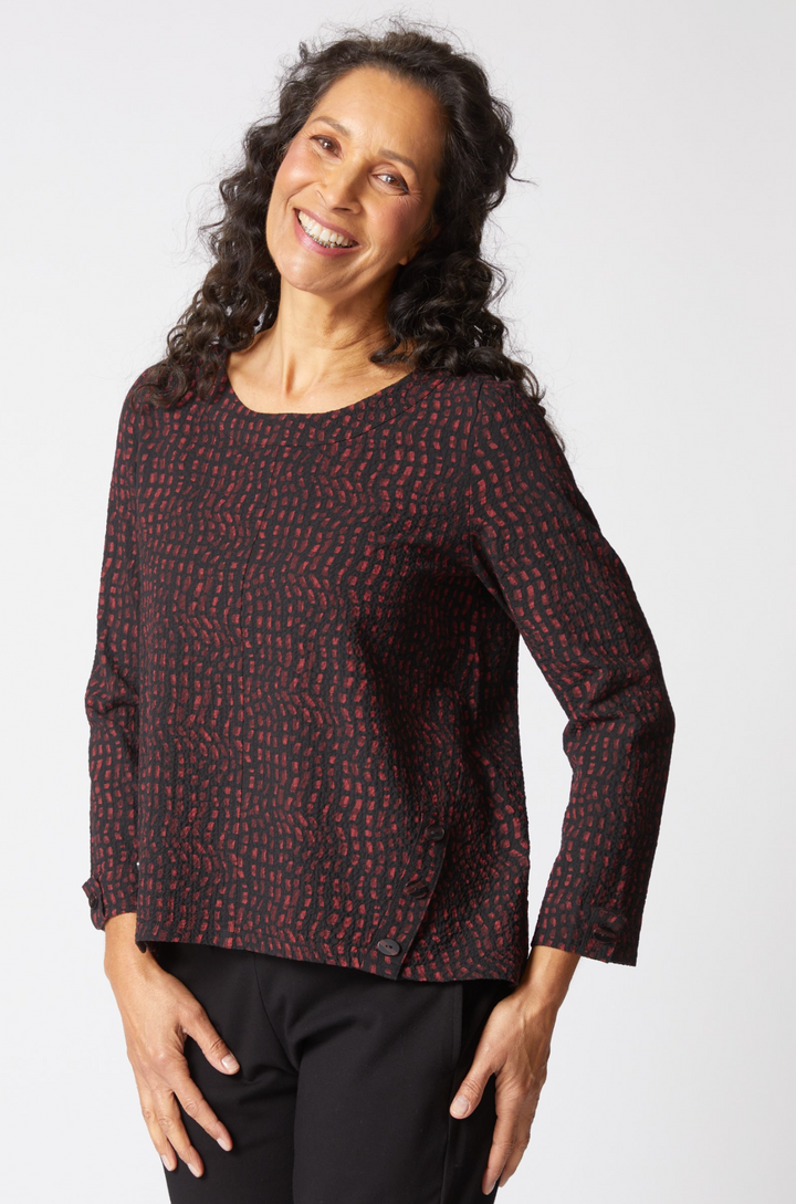 Merlot Mosaic Top,Final Sale