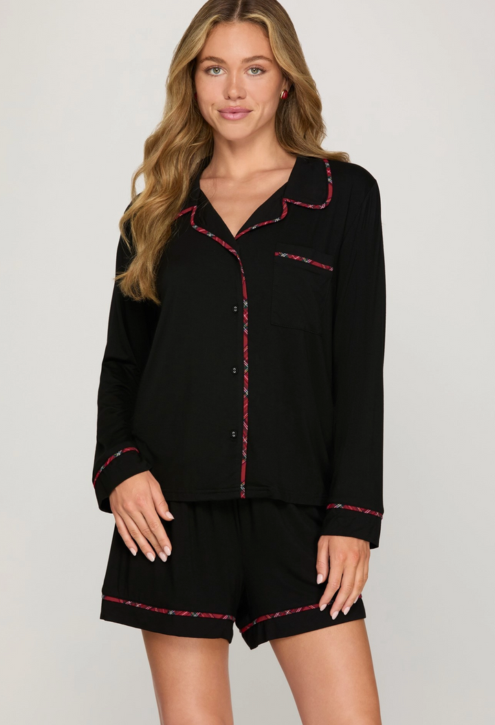 Silent Night Pajama 2pc Set