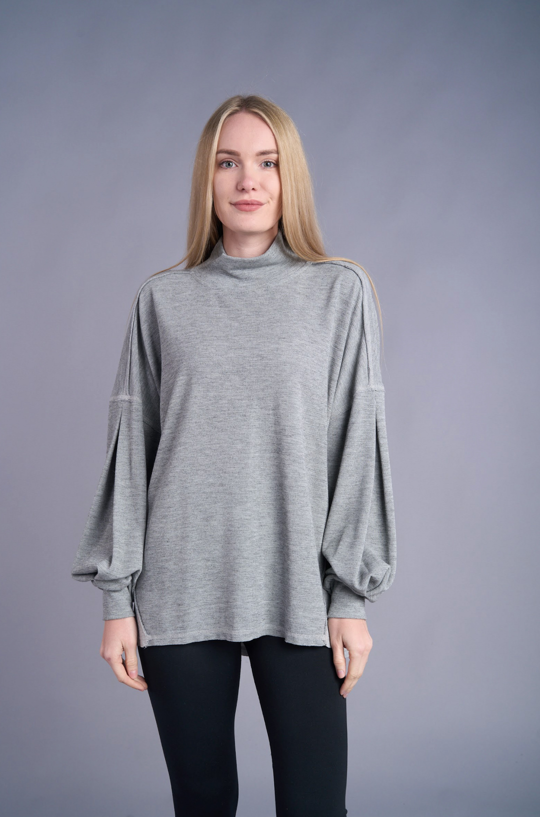 Leila Lantern Sleeve Sweater